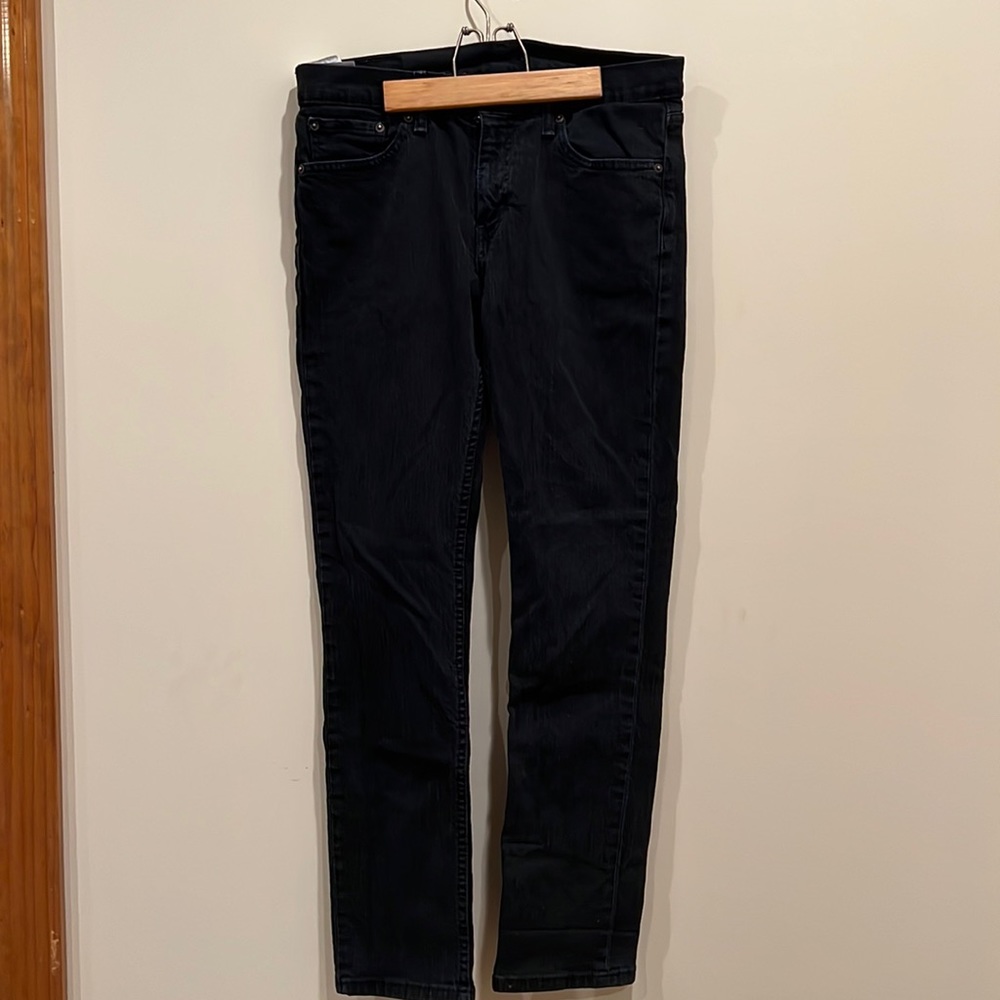Levi’s Black straight leg Denim